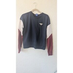 Vintage PONY Colorblock Crew Neck Sweatshirt Pullover Top Medium